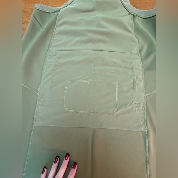 lululemon athletica olive Green softstreme Midi Dress 12 - Picture 5 of 6